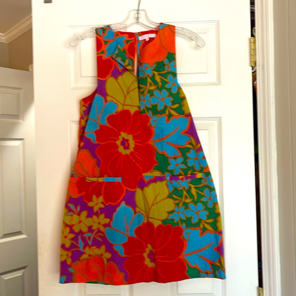 Bold print mini dress